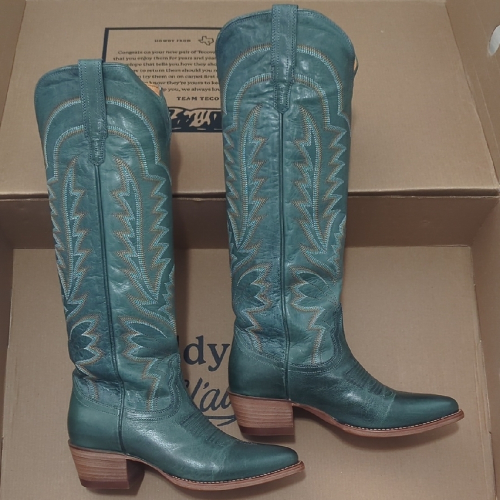 🔥 SIZES ADDED! NWT Tecovas Abby Cowboy Boots Sagebrush - Picture 6 of 9